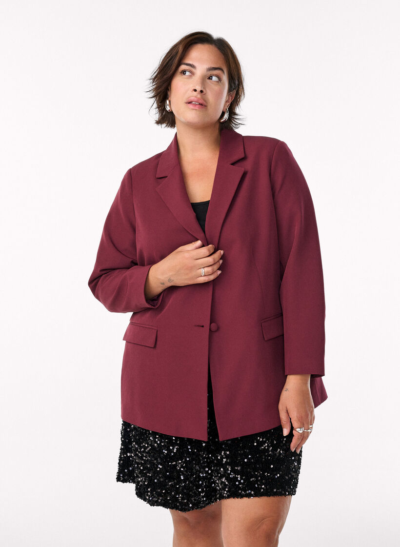 High-waisted pailletten shorts, Zwart, Model image number 0