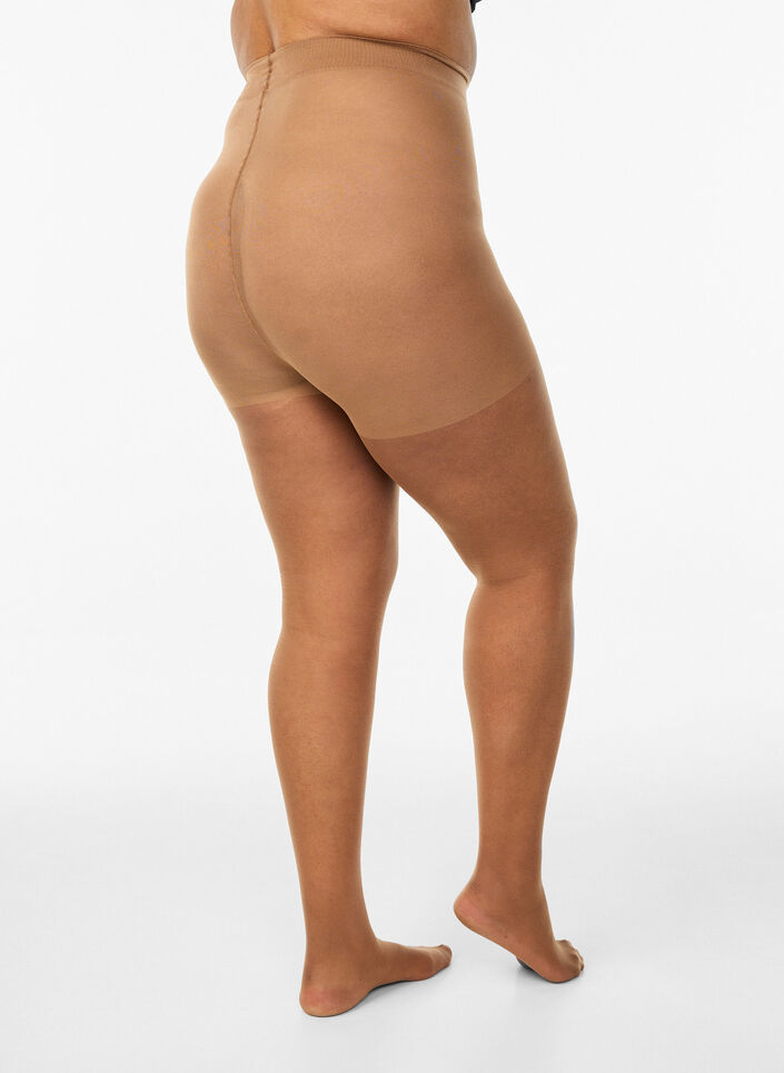 Zongebruinde huidskleur panty in 25 denier, Beige, Packshot