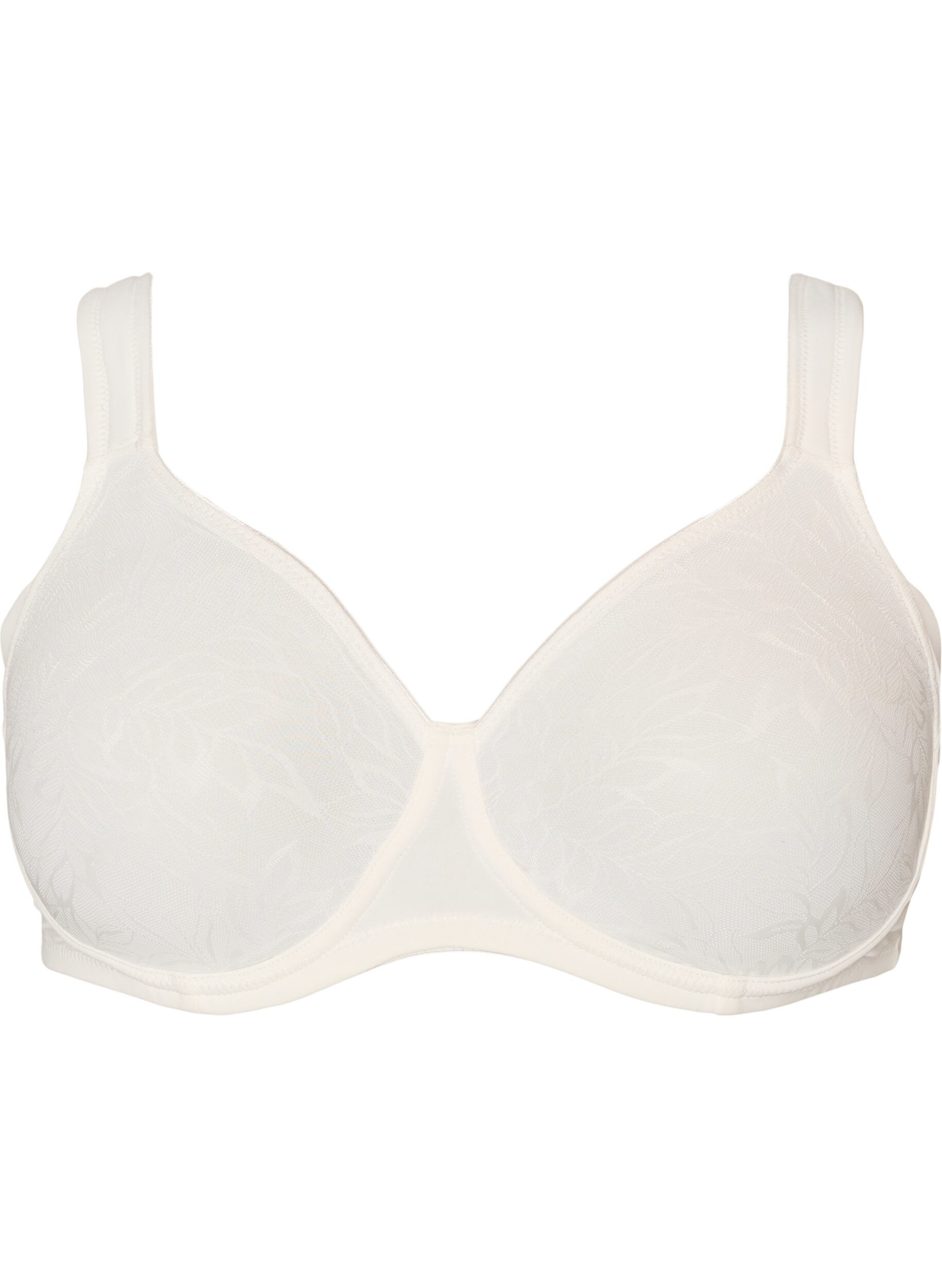 Comfort bh met een overlay van kant en voorgevormde cups