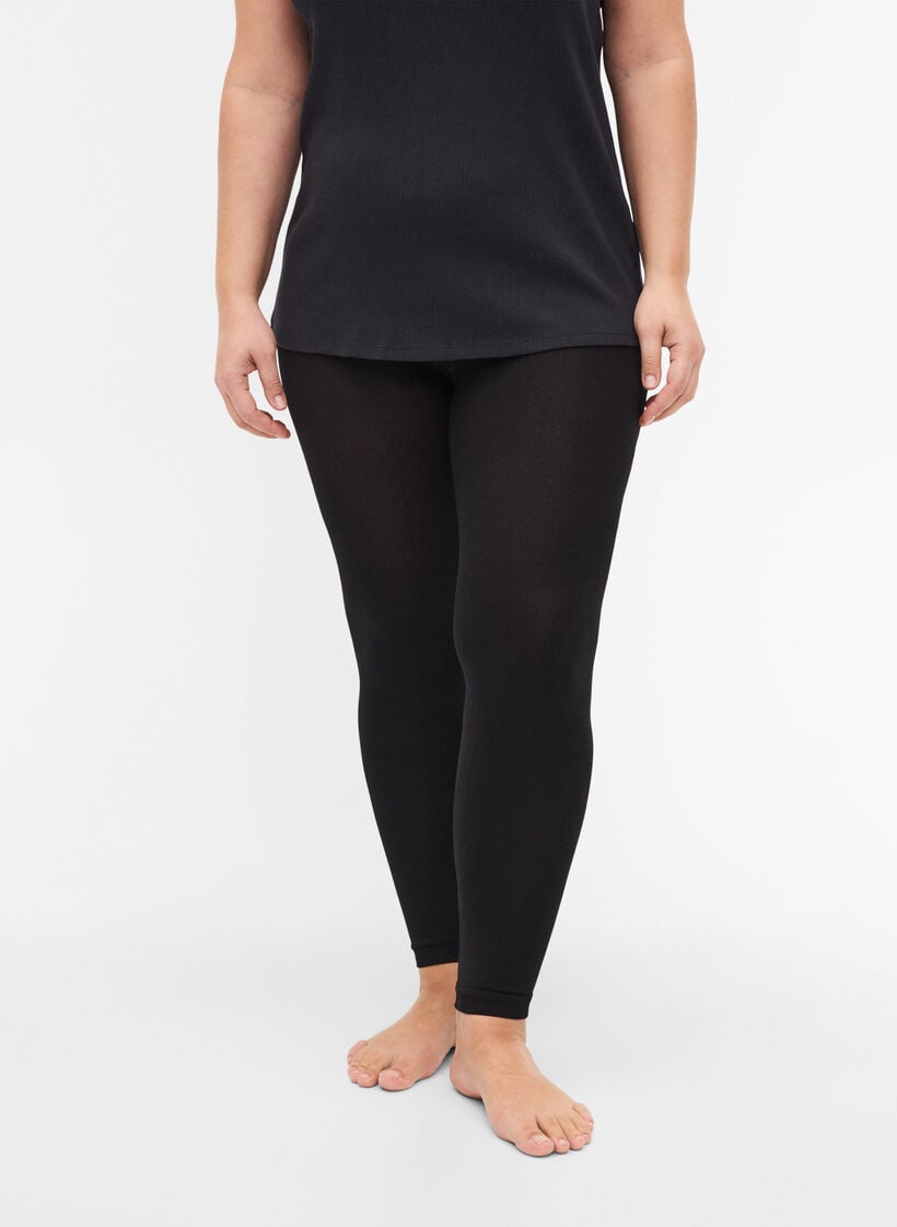 Legging in 200 denier, Zwart, Model image number 2