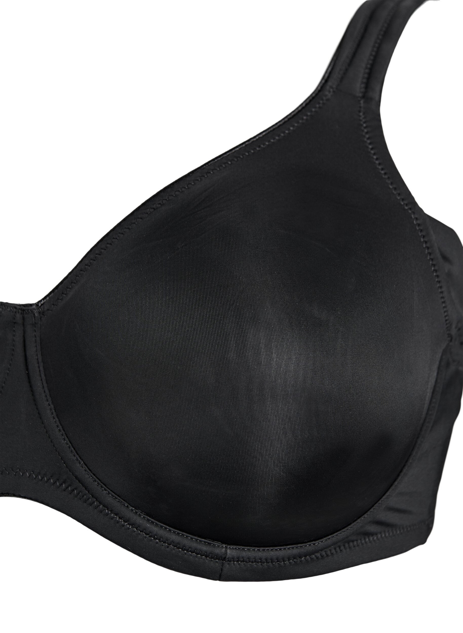 ZizziComfort beha met beugel en voorgevormde cups, Zwart, Packshot image number 2