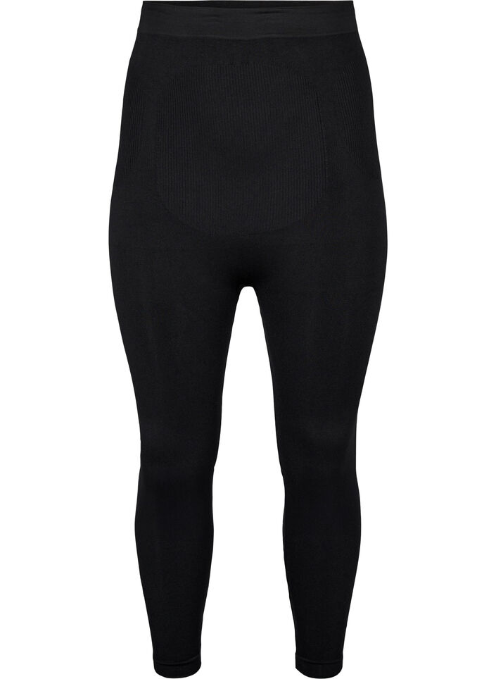 Shapewear legging met hoge taille, Zwart, Packshot image number 0