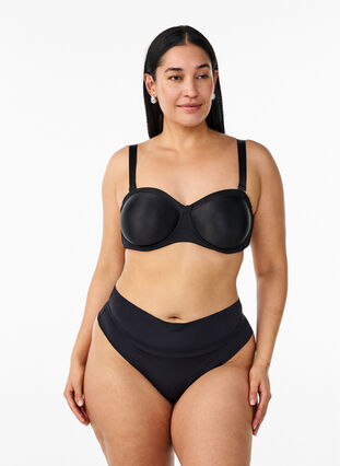 ZizziStrapless beha met beugel, Black, Model image number 3