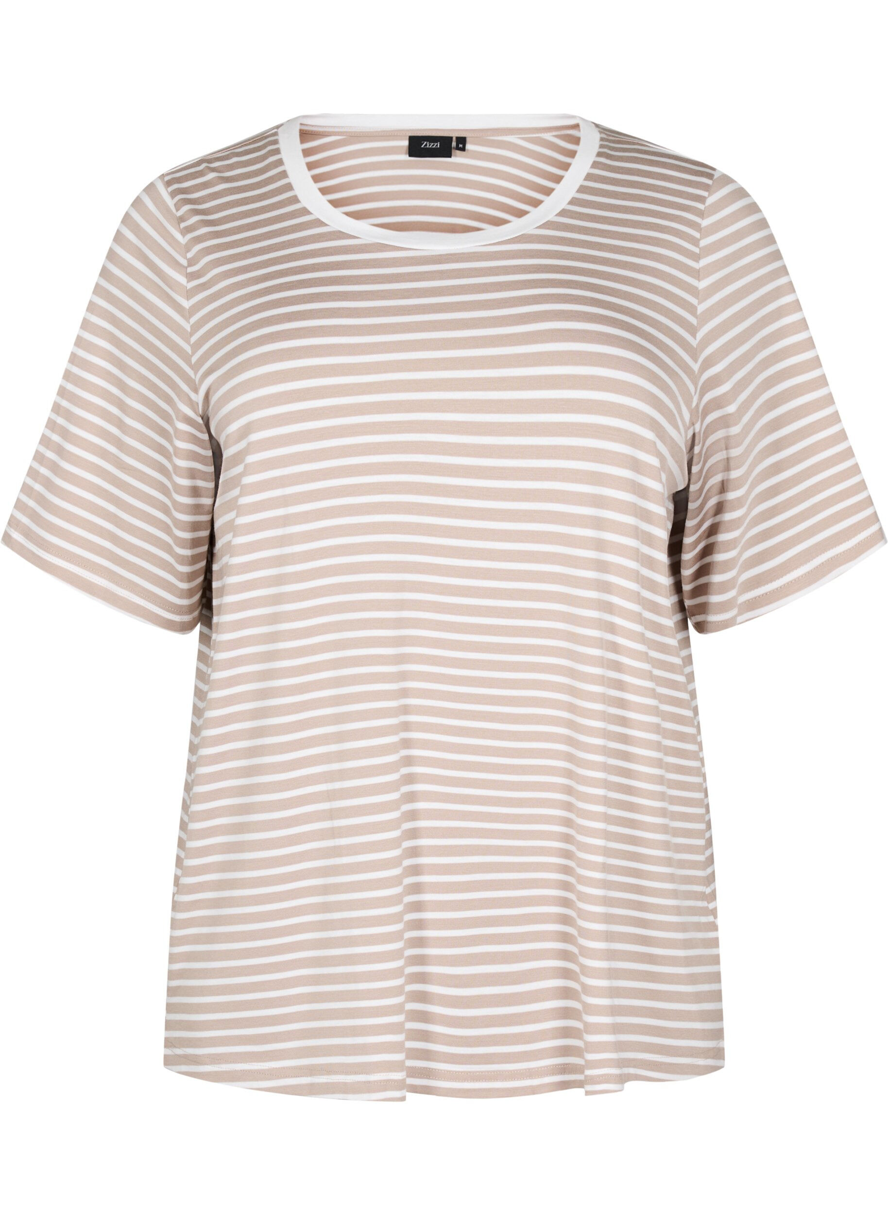 T-shirt met TENCEL&trade; Lyocell en strepen