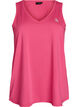 Sporttop met V-hals, Roze, Packshot image number 0