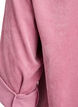 Corderoy jurk met rits en 3/4-mouwen, Roze, Packshot image number 3