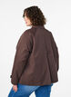 Korte trenchcoat met kraag en raglanmouwen, Bruin, Model image number 2