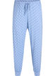 Nachtbroek van modal met hoge taille, Blauw, Packshot image number 0