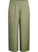 Losse broek met elastische tailleband en zakken, Groen, Packshot image number 0