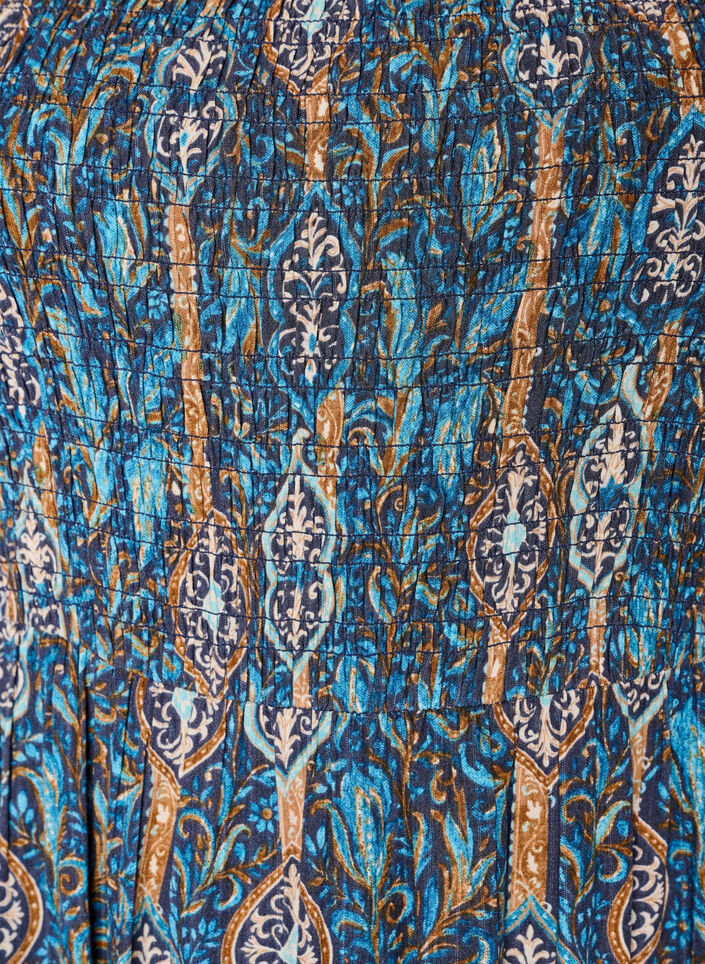 Zomerjurk in viscose met paisley print, Blauw, Packshot image number 2