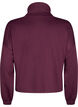 Blouse met turtleneck in modalmix, Donker Bordeaux, Packshot image number 1