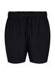 Korte broek met zakken en elastische tailleband, Zwart, Packshot image number 0