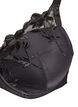 Gewatteerde beugelbeha met borduursel, Zwart, Packshot image number 2