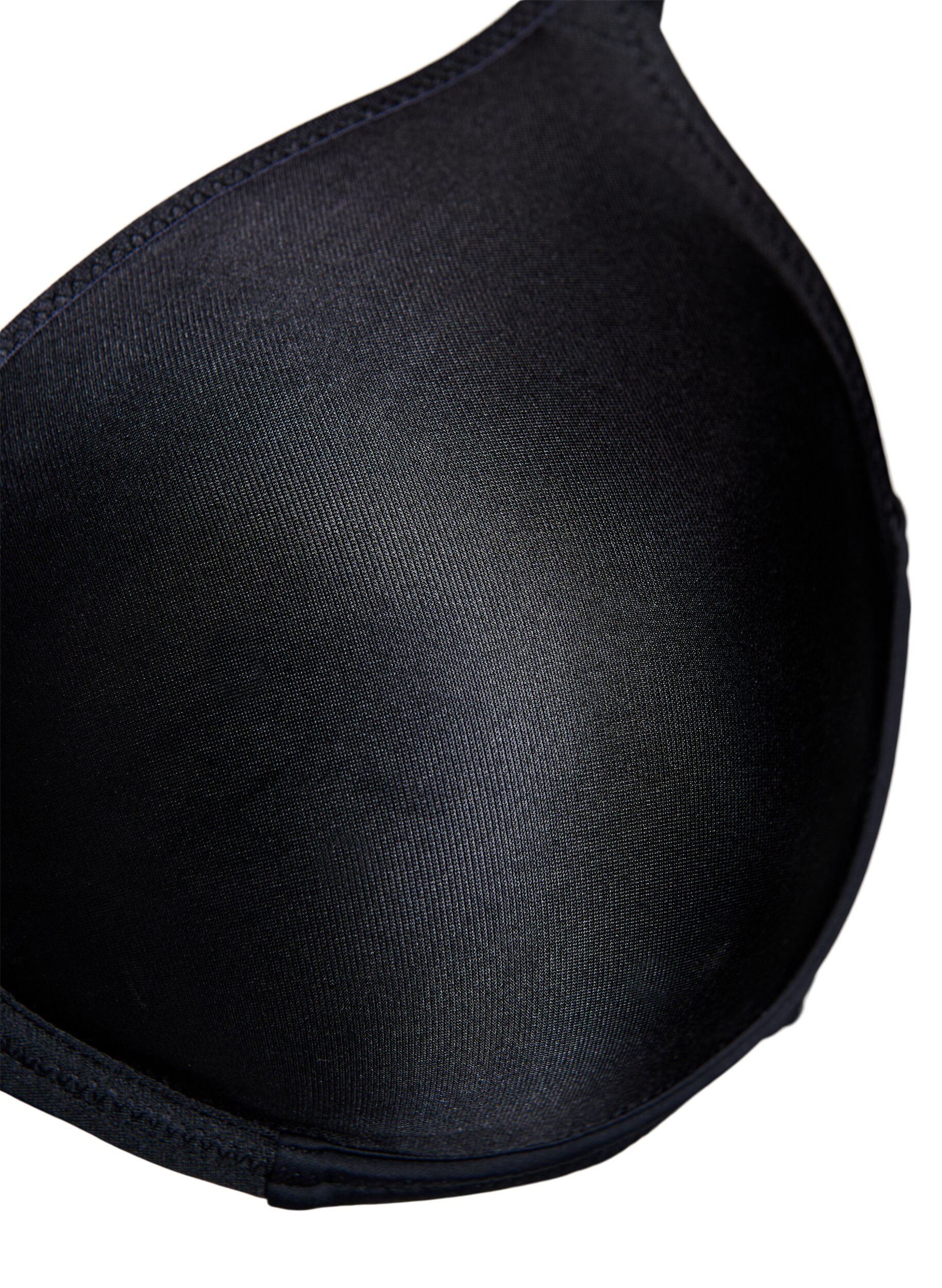 ZizziVoorgevormde, volledig bedekkende bh met hoge ondersteuning, Zwart, Packshot image number 2