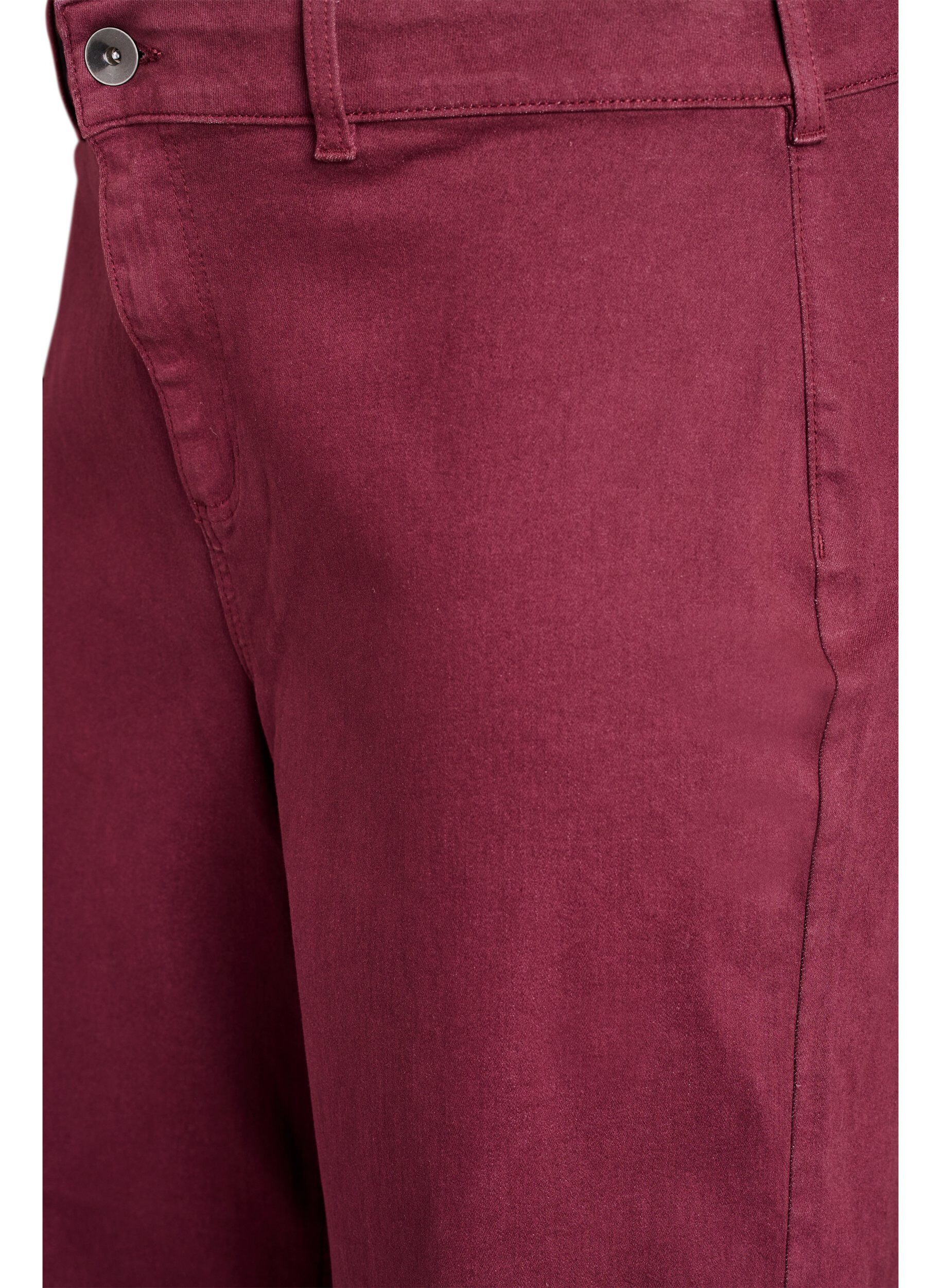 ZizziFLASH - Jeans met wijde pijpen, Rood, Packshot image number 2