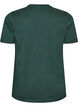 T-shirt van biologisch katoen met print, Groen, Packshot image number 1