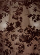 Mesh blouse met bloemenpatroon, Bruin, Packshot image number 2