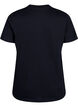 Basic katoenen T-shirt met ronde hals, Zwart, Packshot image number 1