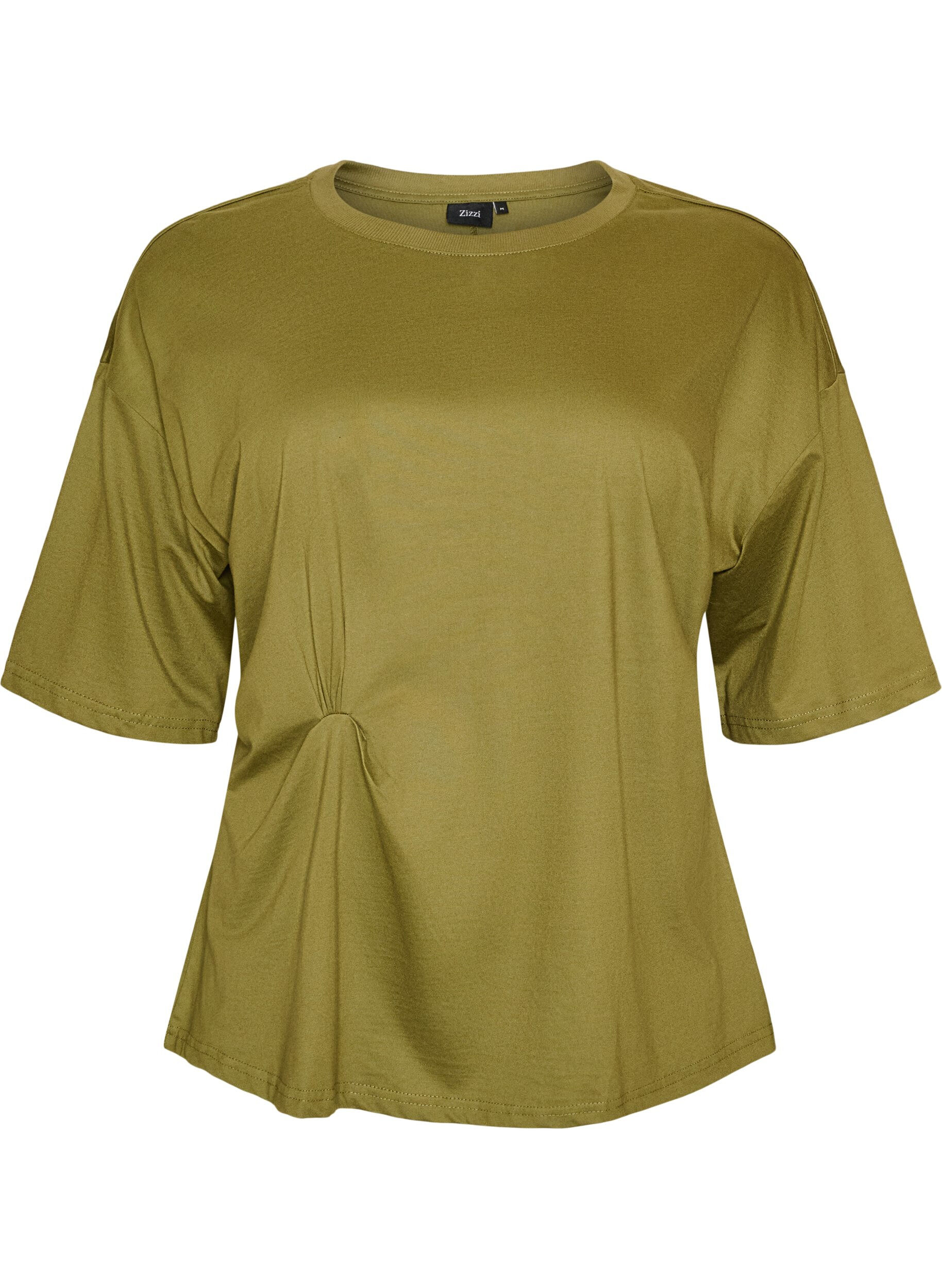 T-shirt met gedrapeerd detail