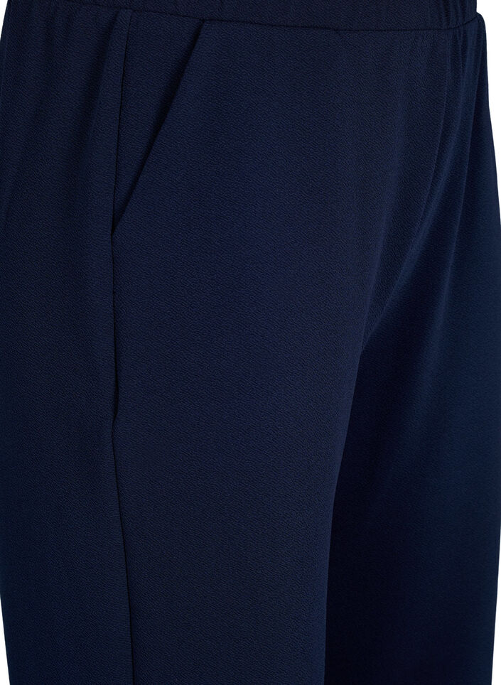 Losse broek met 7/8 lengte, Blauw, Packshot image number 2