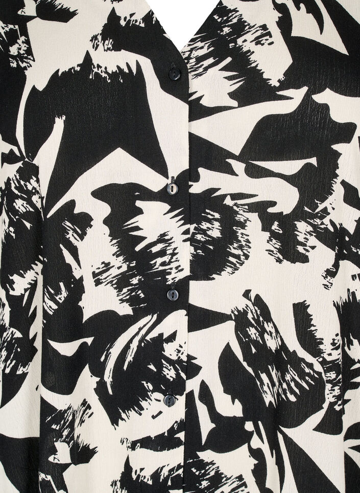 Kaftan strandjurk met knopen, Beige, Packshot image number 2