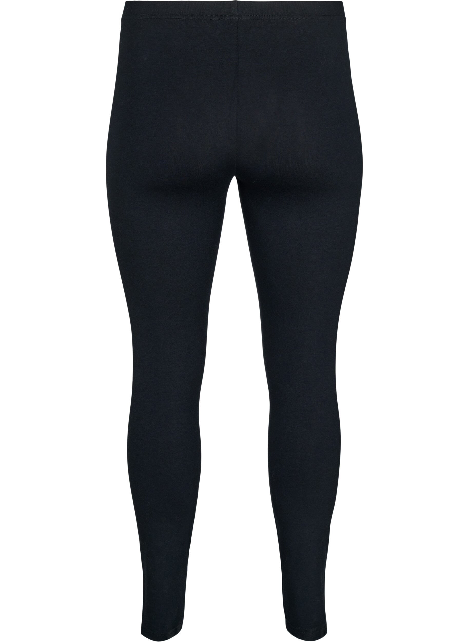 Zizzi Leggings basiques en viscose, Noir, Packshot image number 1