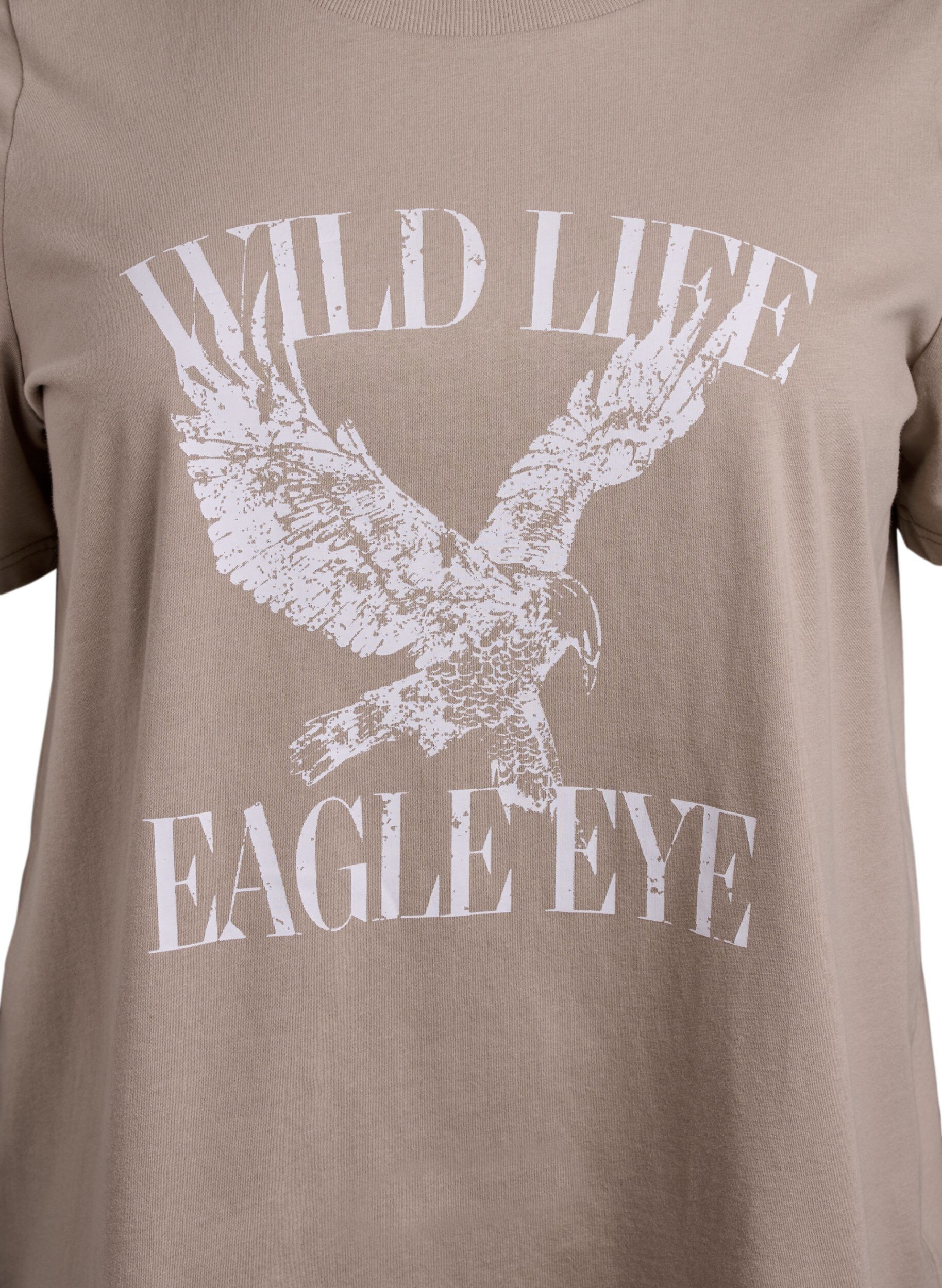 ZizziEagle Eye T-shirt, Beige, Packshot image number 2