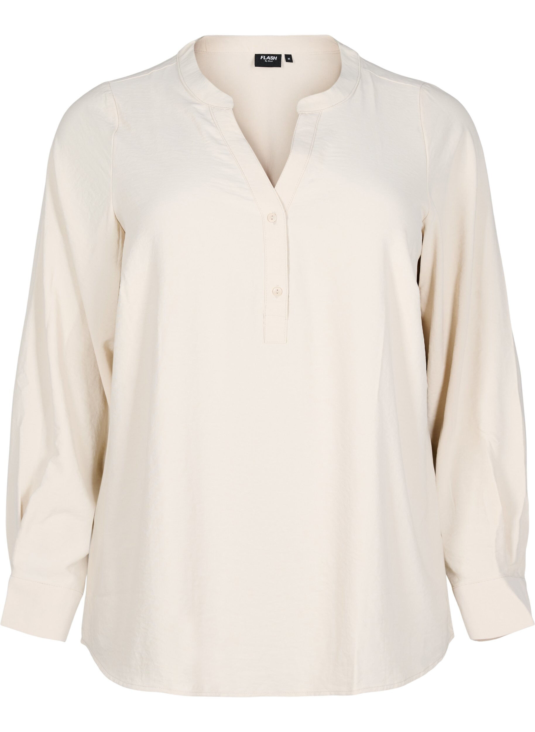ZizziFLASH - Blouse met lange mouwen, Beige, Packshot image number 0