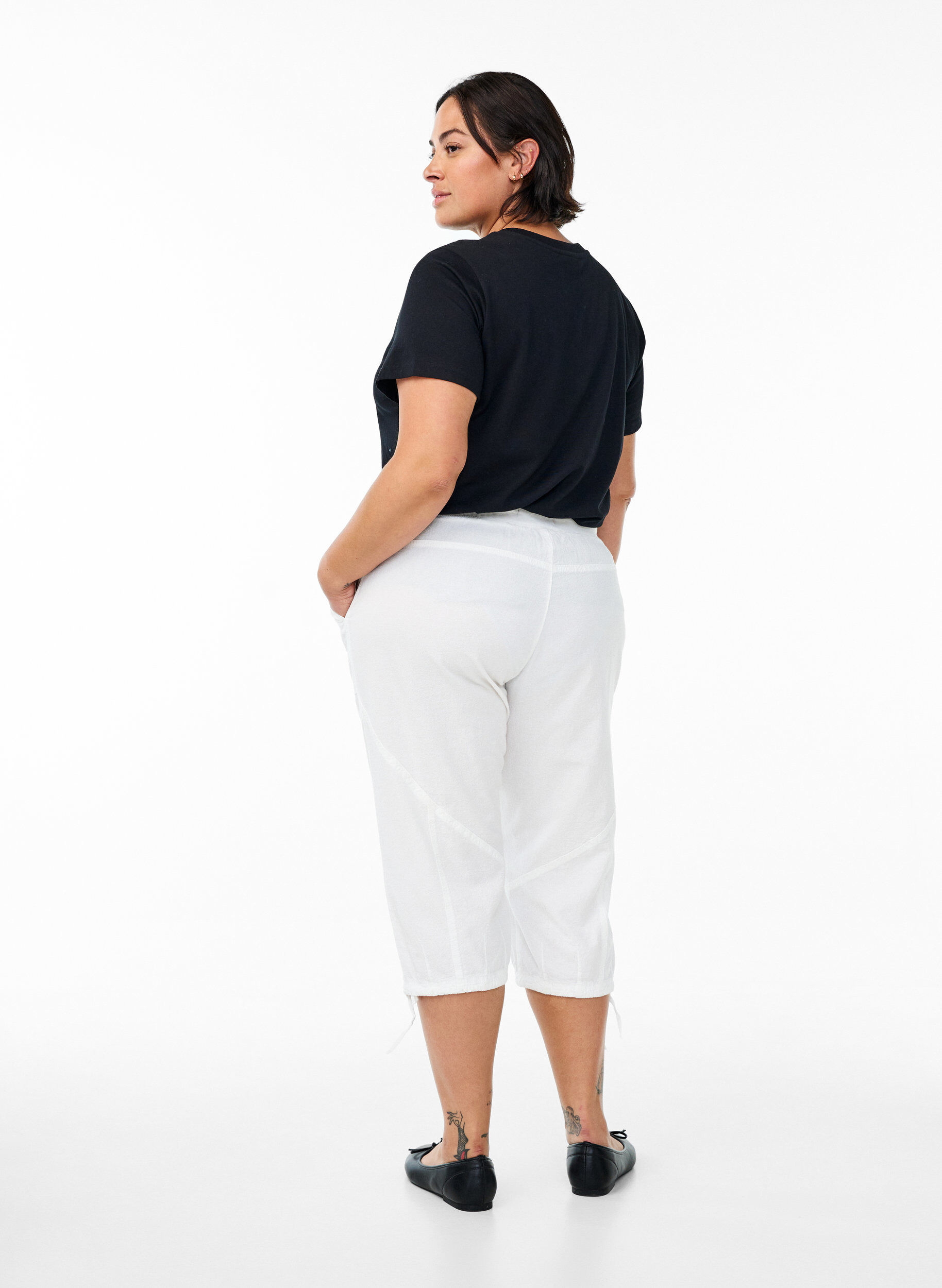 ZizziOnderbroek in katoen, Wit, Model image number 1