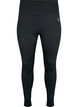 Sportlegging met fleecevoering, Zwart, Packshot image number 0