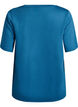 T-shirt in modalmix, Blauw, Packshot image number 1