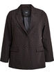 Blazer met strass-steentjes, Zwart, Packshot image number 0