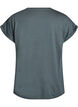 T-shirt met korte mouwen van katoenmix, Groen, Packshot image number 1