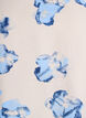 Lichte blouse met print en V-hals, Wit, Packshot image number 2