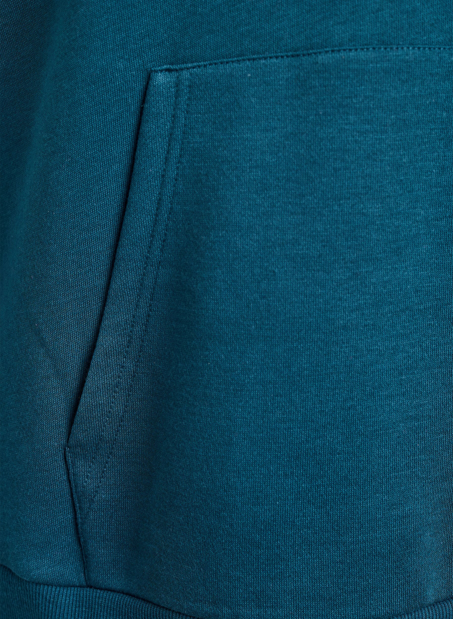 ZizziHoodie met geborduurd frontmotief, Groen, Packshot image number 3