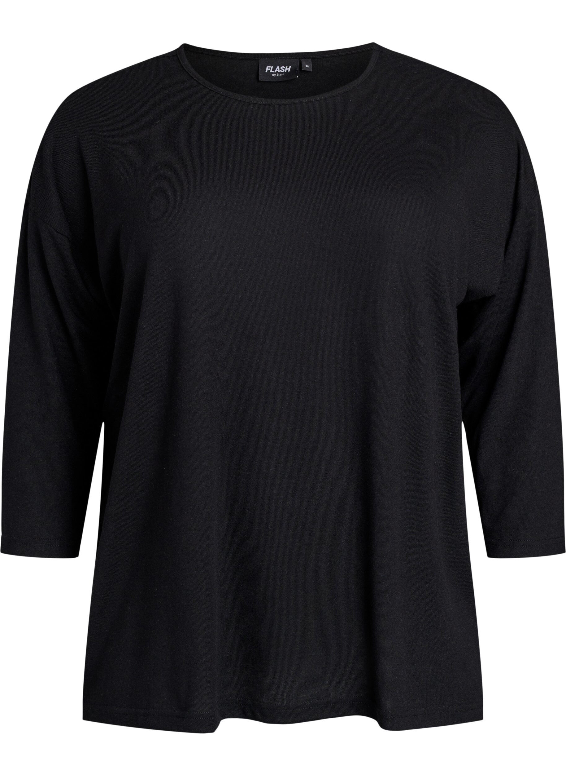 FLASH - Jersey blouse met 3/4 mouwen