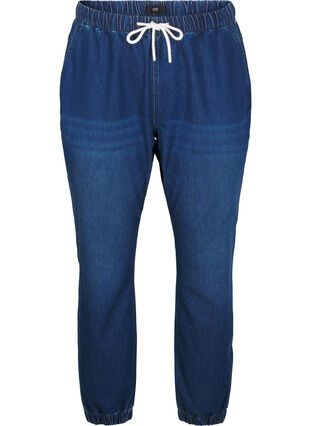 ZizziDenim joggers met zakken, Blauw, Packshot image number 0