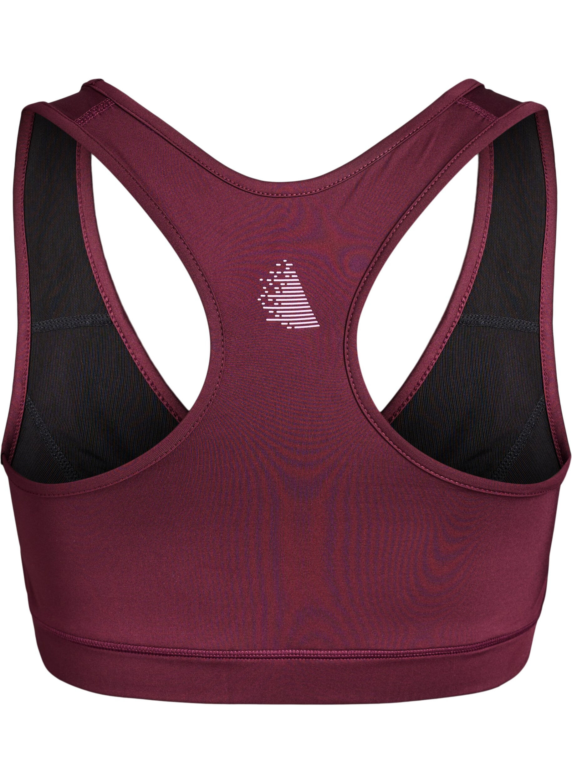 ZizziSport-bh met racerback, Rood, Packshot image number 1