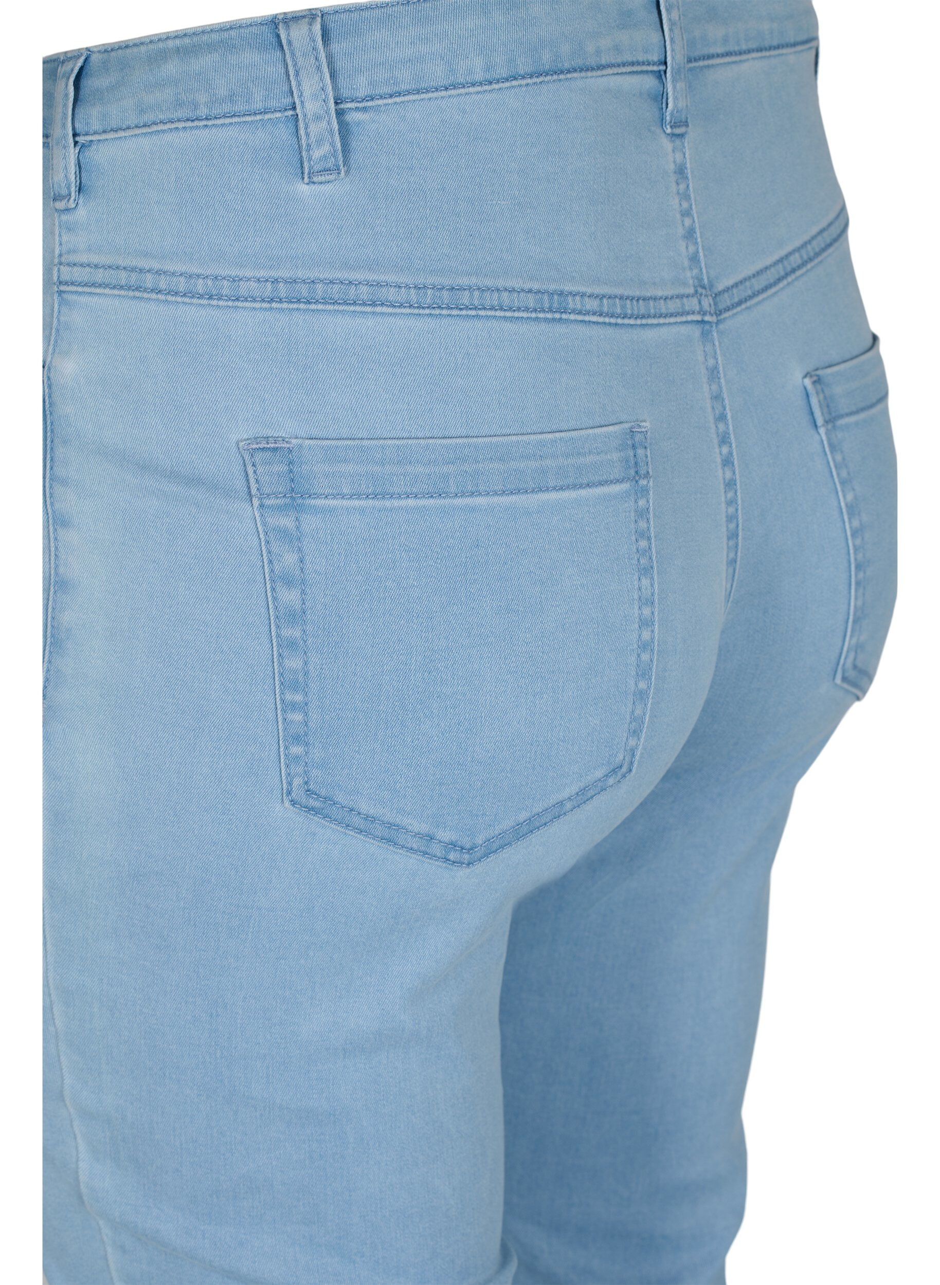 ZizziSlim fit Emily jeans met normale taille, Blauw, Packshot image number 3