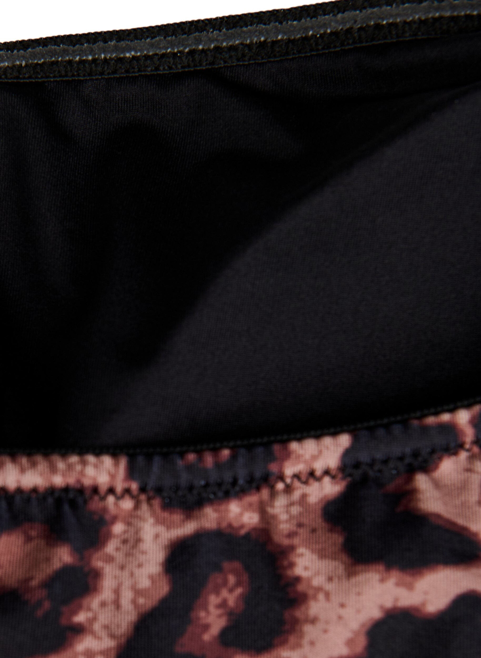 ZizziBloemen bandeau bikinitop, Beige, Packshot image number 3