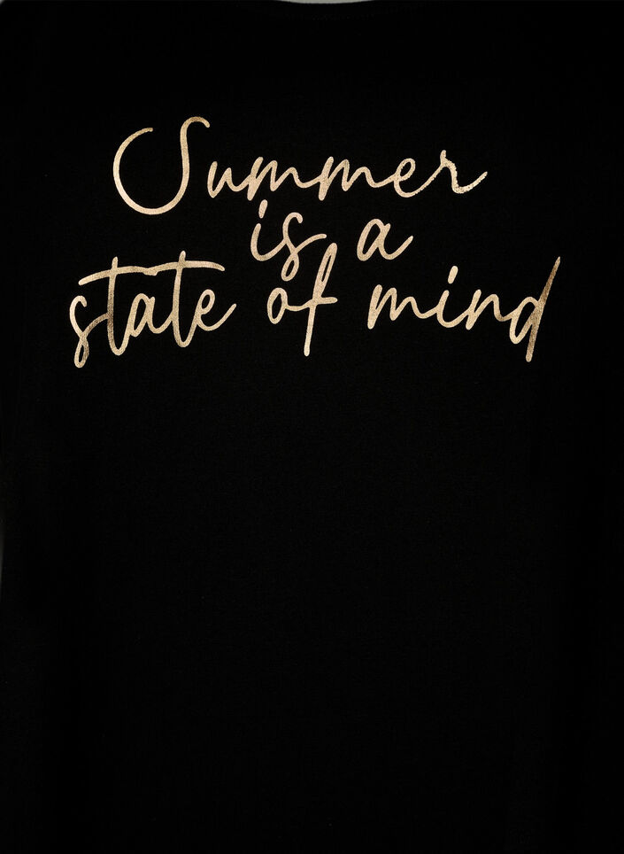 Robe &eacute;vas&eacute;e sans manches, Noir, Packshot image number 2