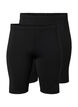 2-pack biker shorts, Zwart, Packshot image number 0