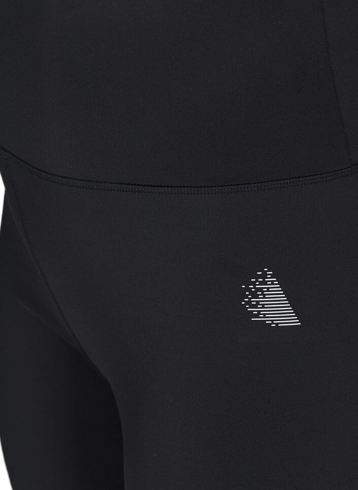 Strakke sport shorts, Zwart, Packshot