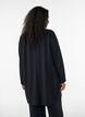 Lange jas met zakken, Zwart, Model image number 2