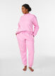 Sweatpants met hoge taille, Roze, Model image number 0