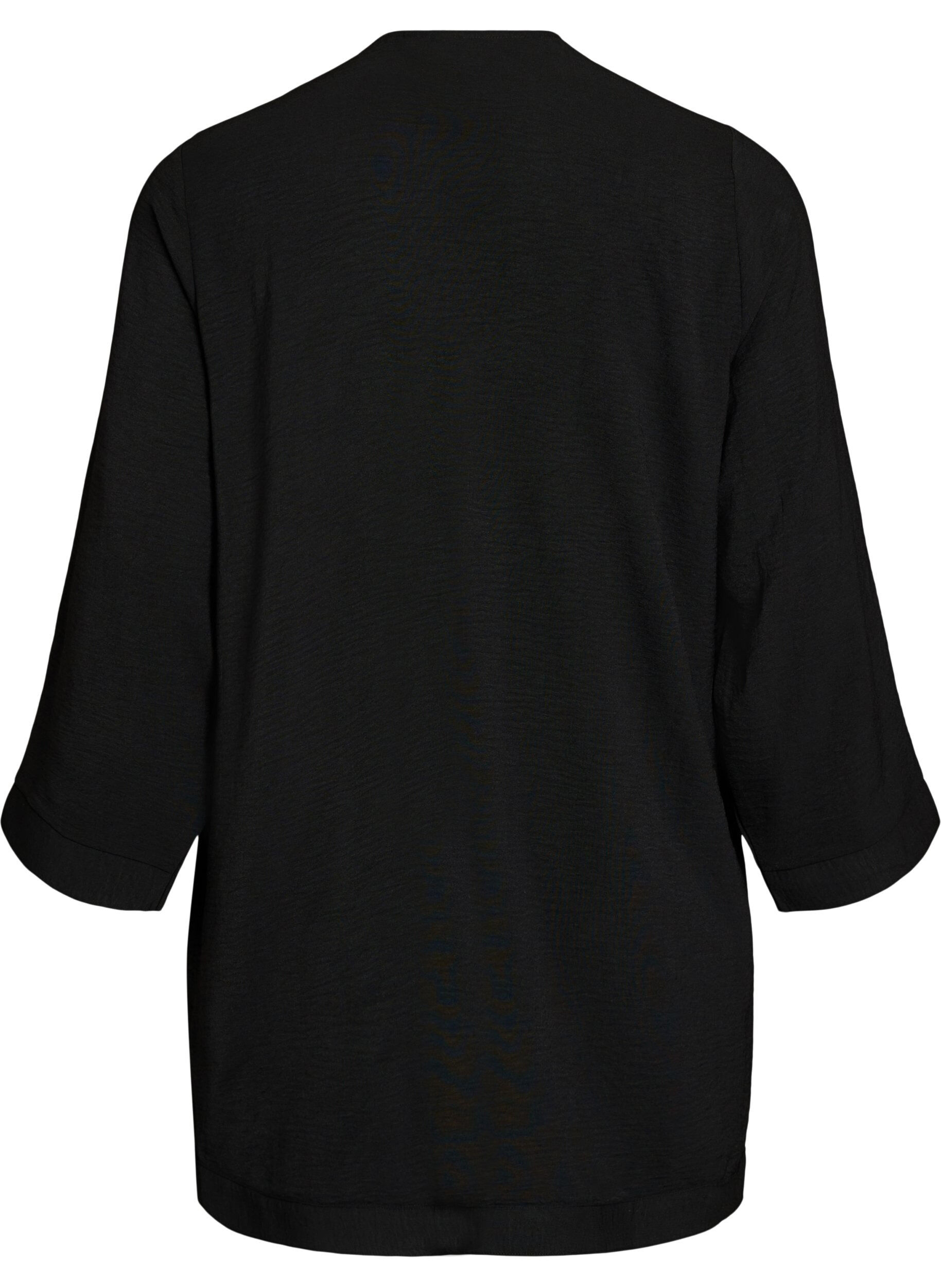 ZizziKimono met 7/8 mouwen, Zwart, Packshot image number 1