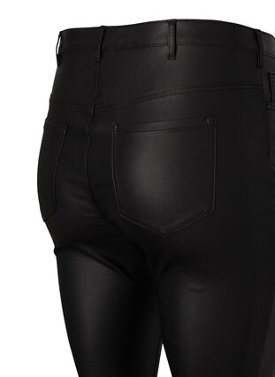 ZizziGecoate Amy jeans met ritsdetail, Zwart, Packshot image number 2