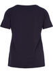 Effen basic katoenen T-shirt, Blauw, Packshot image number 1