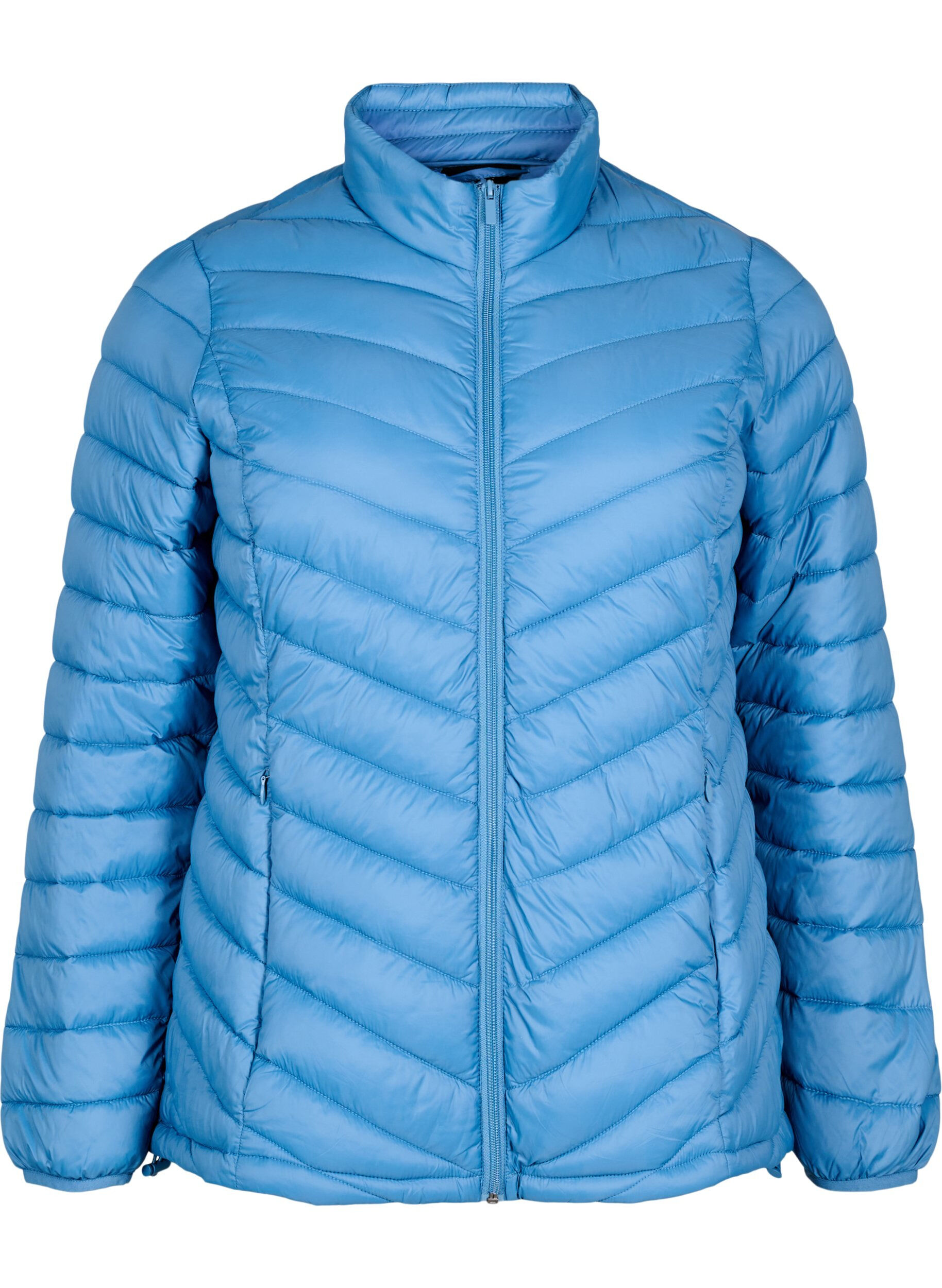 ZizziLichtgewicht jas met zakken, Blauw, Packshot image number 0