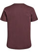 Basic katoenen T-shirt met ronde hals, Bruin, Packshot image number 1